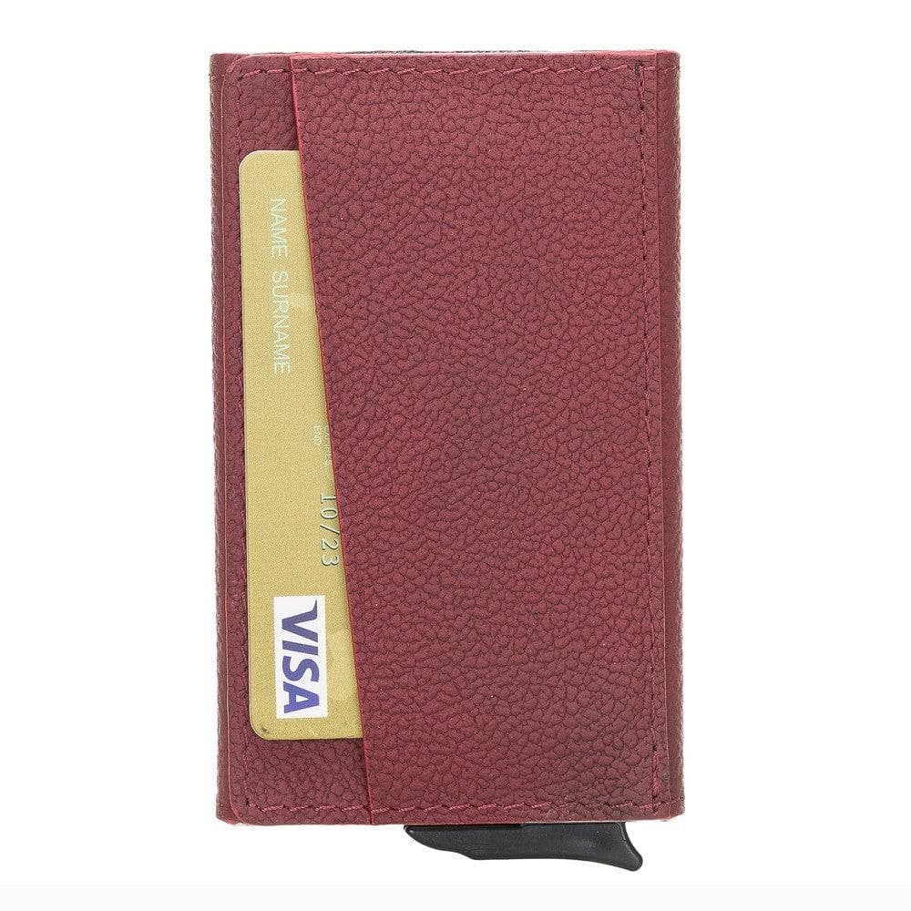 Bayelon Torres Leather Mechanical Card Holder