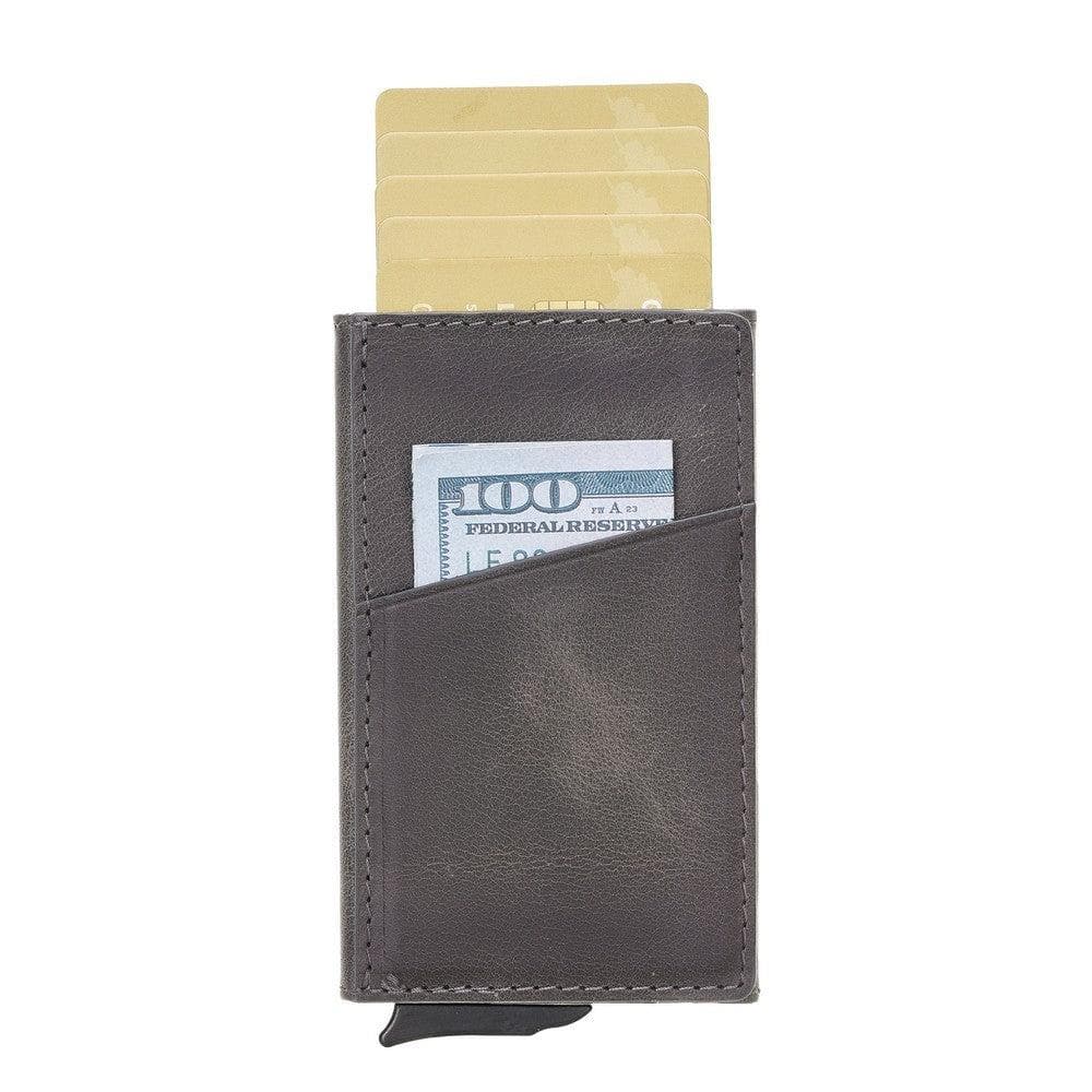 Bayelon Torres Leather Mechanical Card Holder