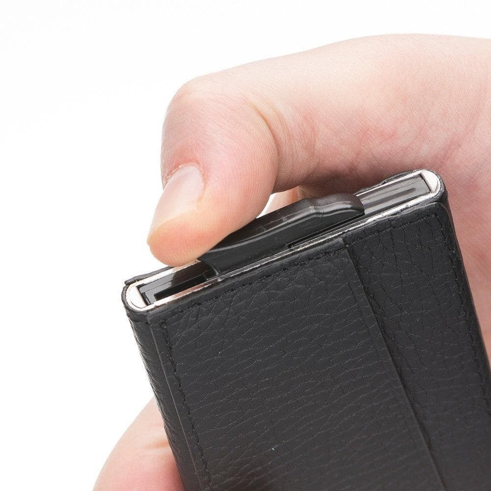 Bayelon Torres Leather Mechanical Card Holder