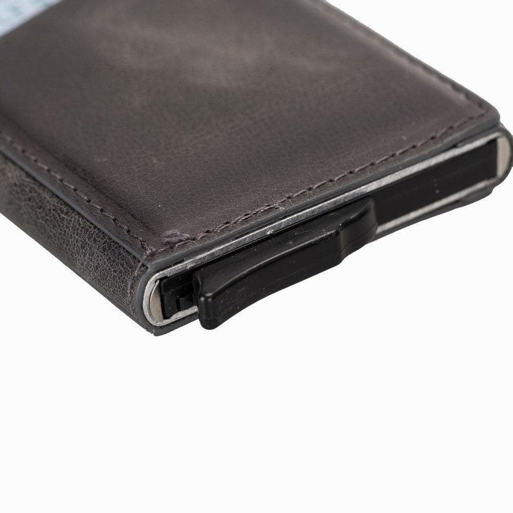 Bayelon Torres Leather Mechanical Card Holder