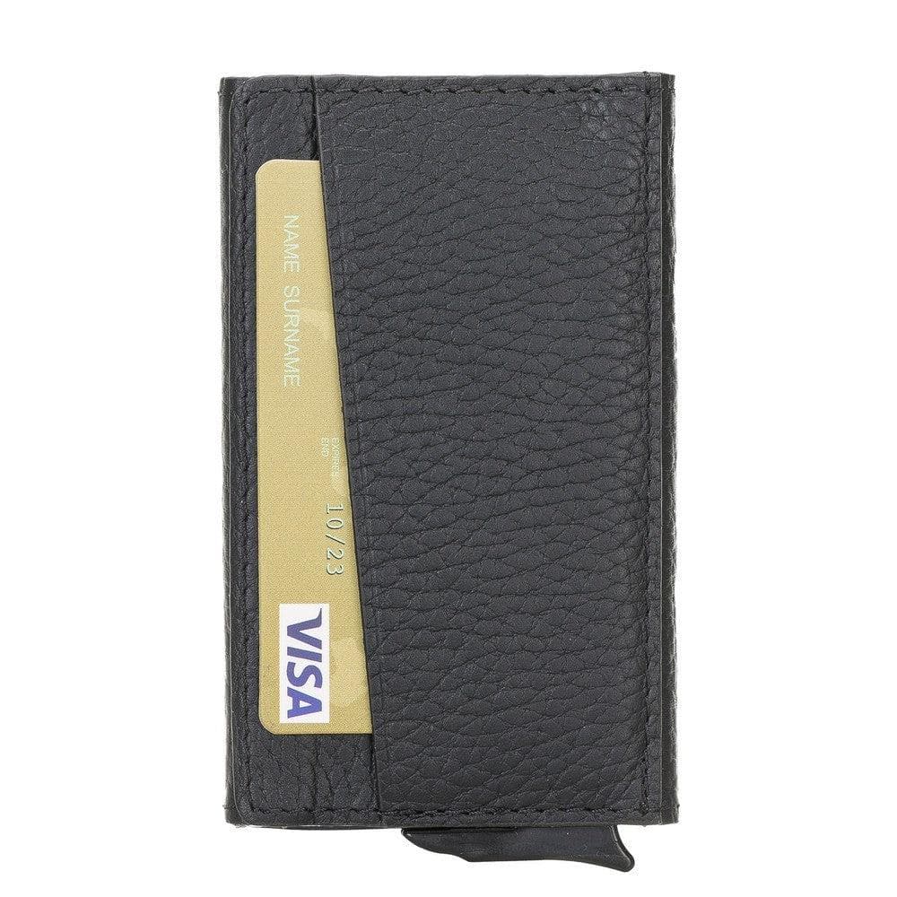 Bayelon Torres Leather Mechanical Card Holder