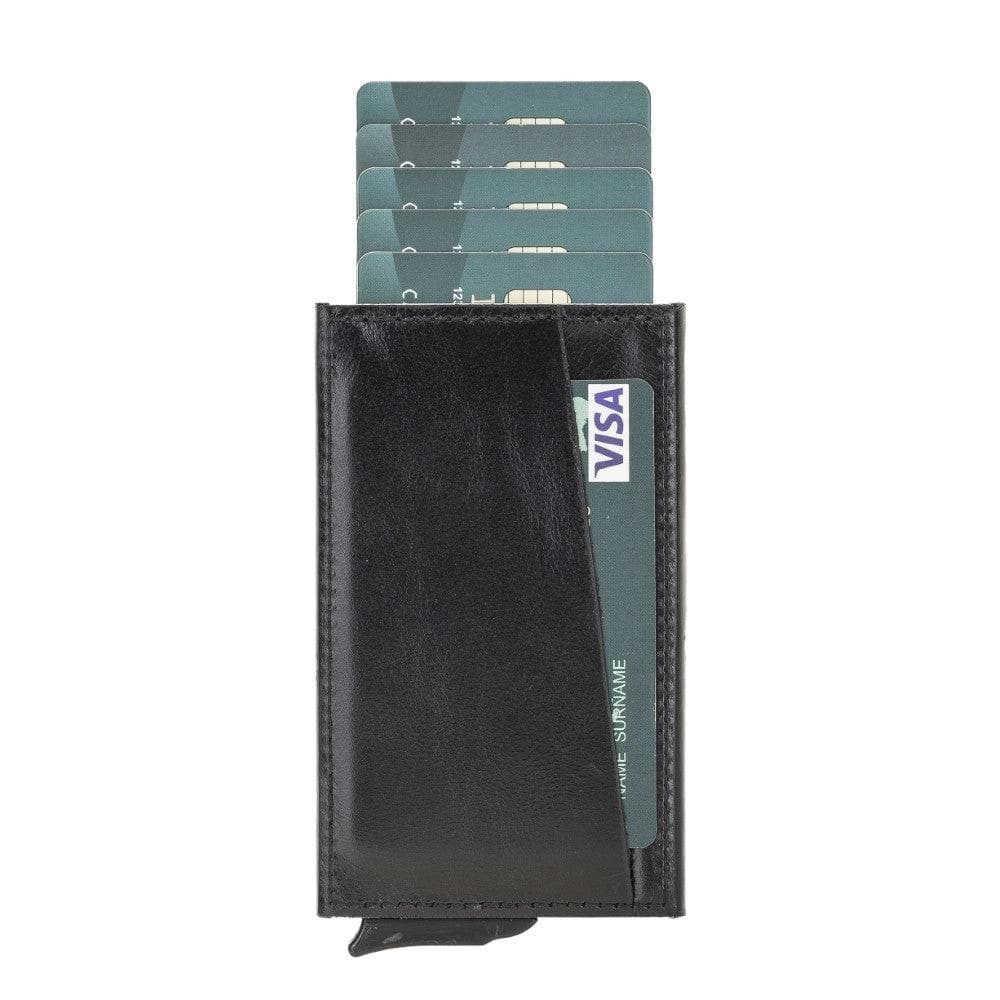 Bayelon Torres Leather Mechanical Card Holder