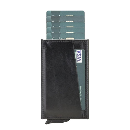 Bayelon Torres Leather Mechanical Card Holder