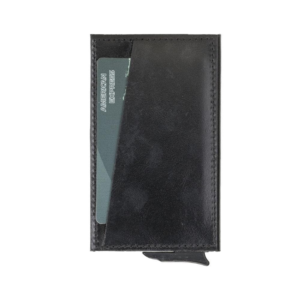 Bayelon Torres Leather Mechanical Card Holder