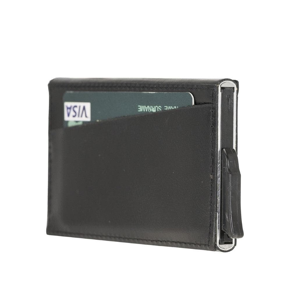 Bayelon Torres Leather Mechanical Card Holder