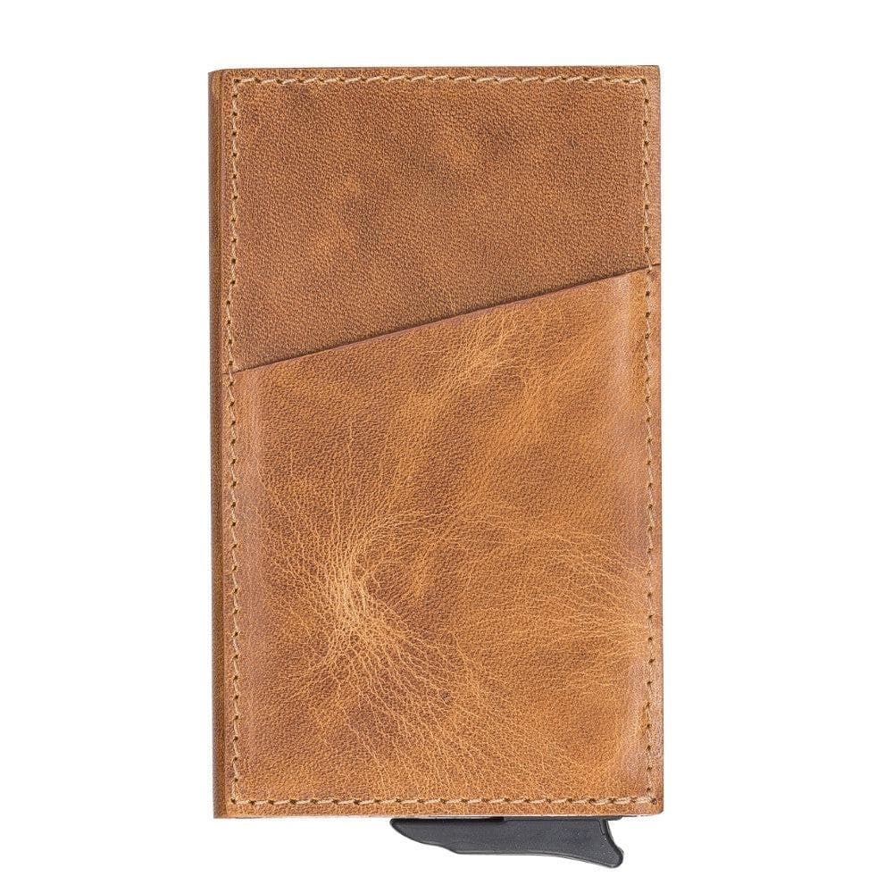 Bayelon Torres Leather Mechanical Card Holder