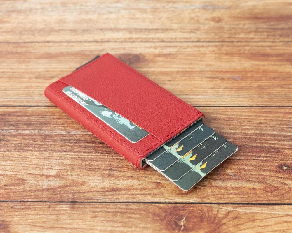 Bayelon Torres Leather Mechanical Card Holder