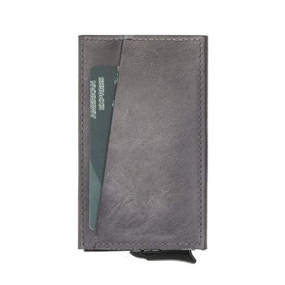 Bayelon Torres Leather Mechanical Card Holder