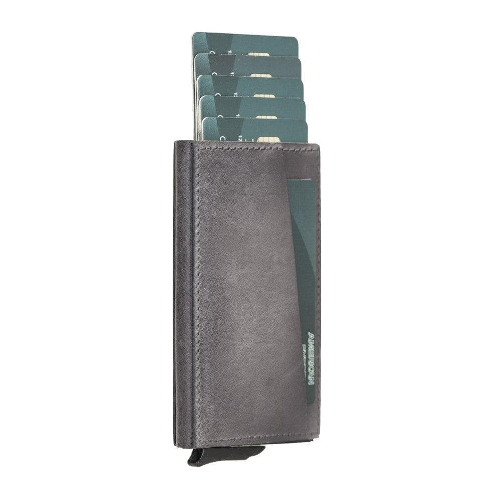 Bayelon Torres Leather Mechanical Card Holder