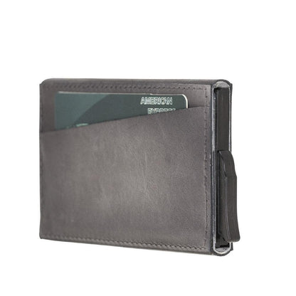 Bayelon Torres Leather Mechanical Card Holder