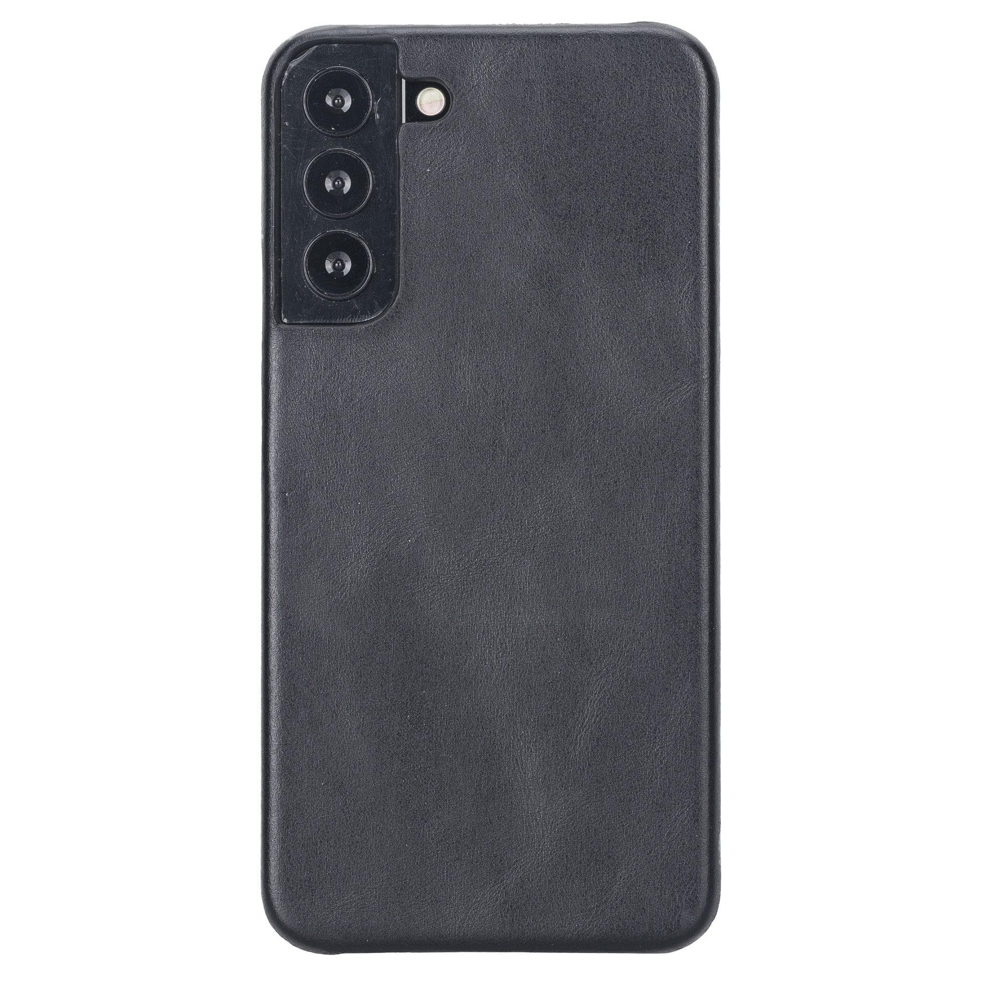Bayelon Ultimate Leather Case for Samsung Galaxy S22 Series Galaxy S22 Black