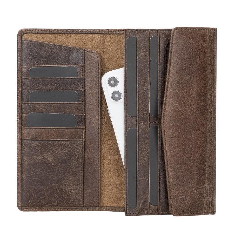 Bayelon Vince Women's Genuine Leather Wallet Brown