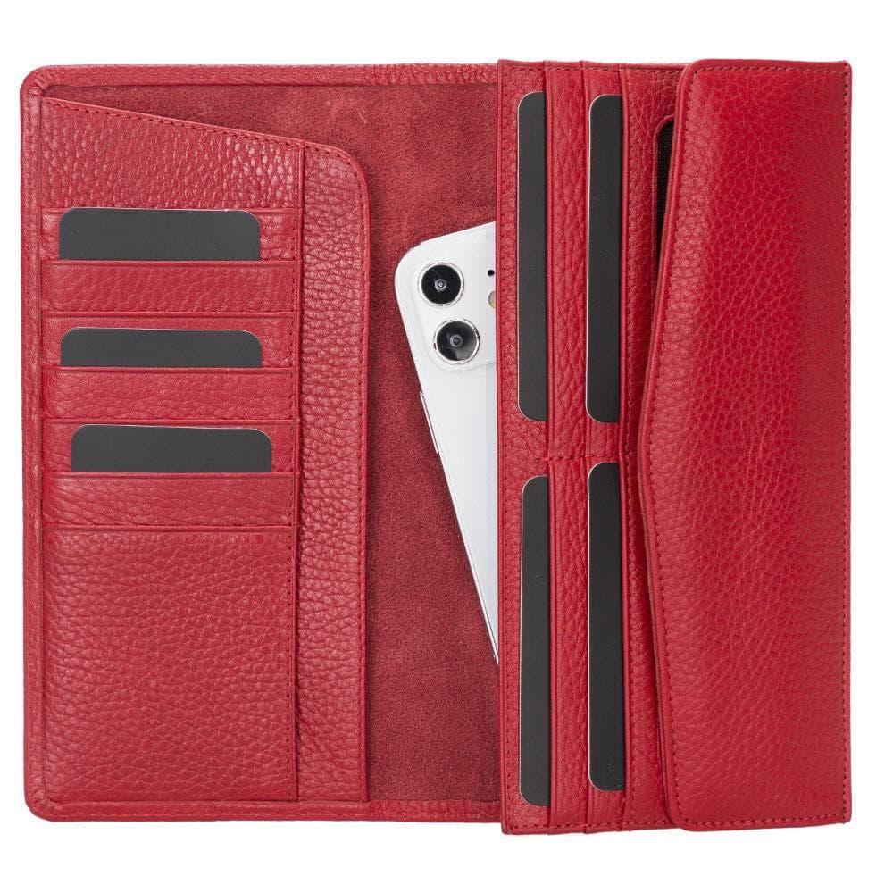 Bayelon Vince Women's Genuine Leather Wallet Red