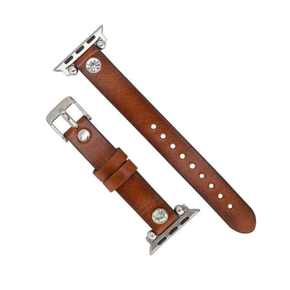 UnBranded Visby Ferro Style Leather Apple Watch Band