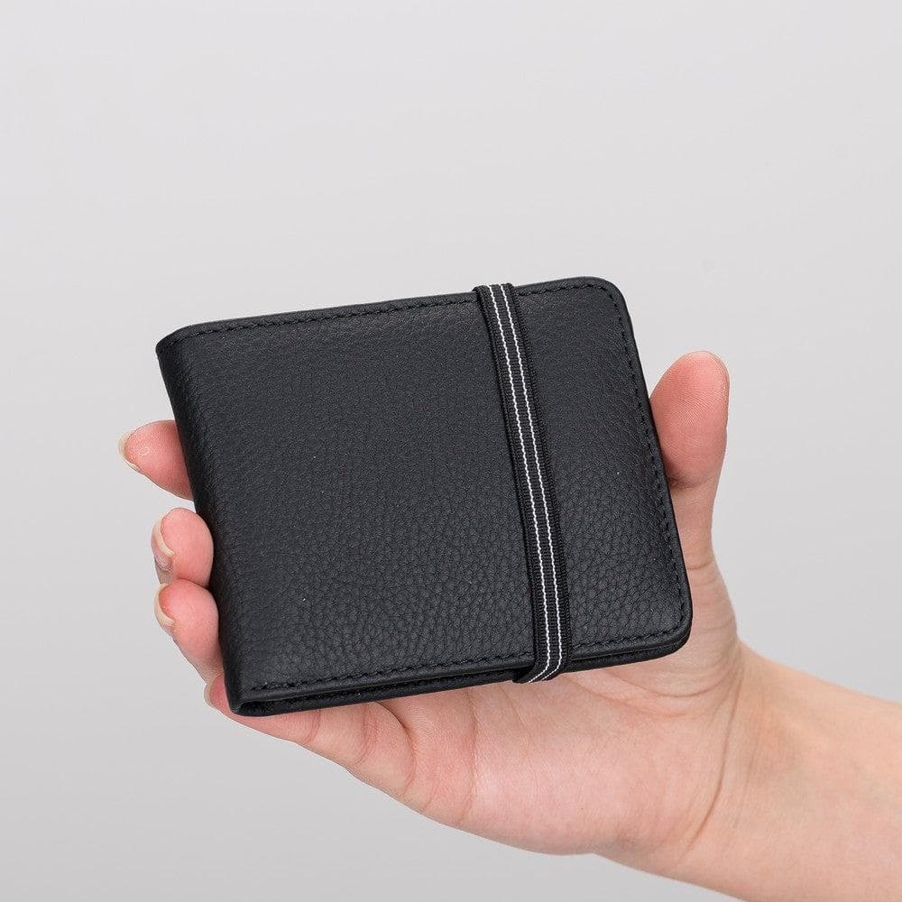 Bayelon Yosef Leather Wallet Pebble Black