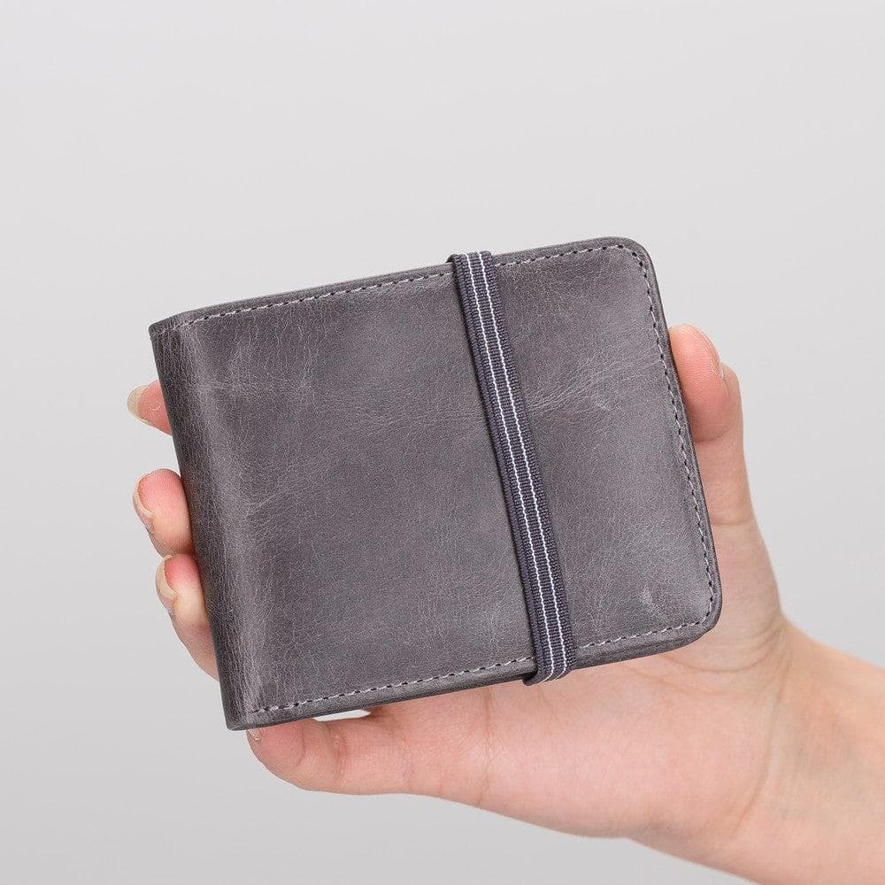 Bayelon Yosef Genuine Leather Wallet Gray