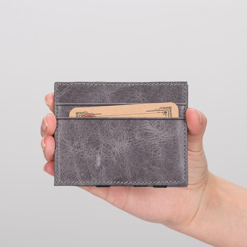 Bayelon Yule Leather Wallet Gray