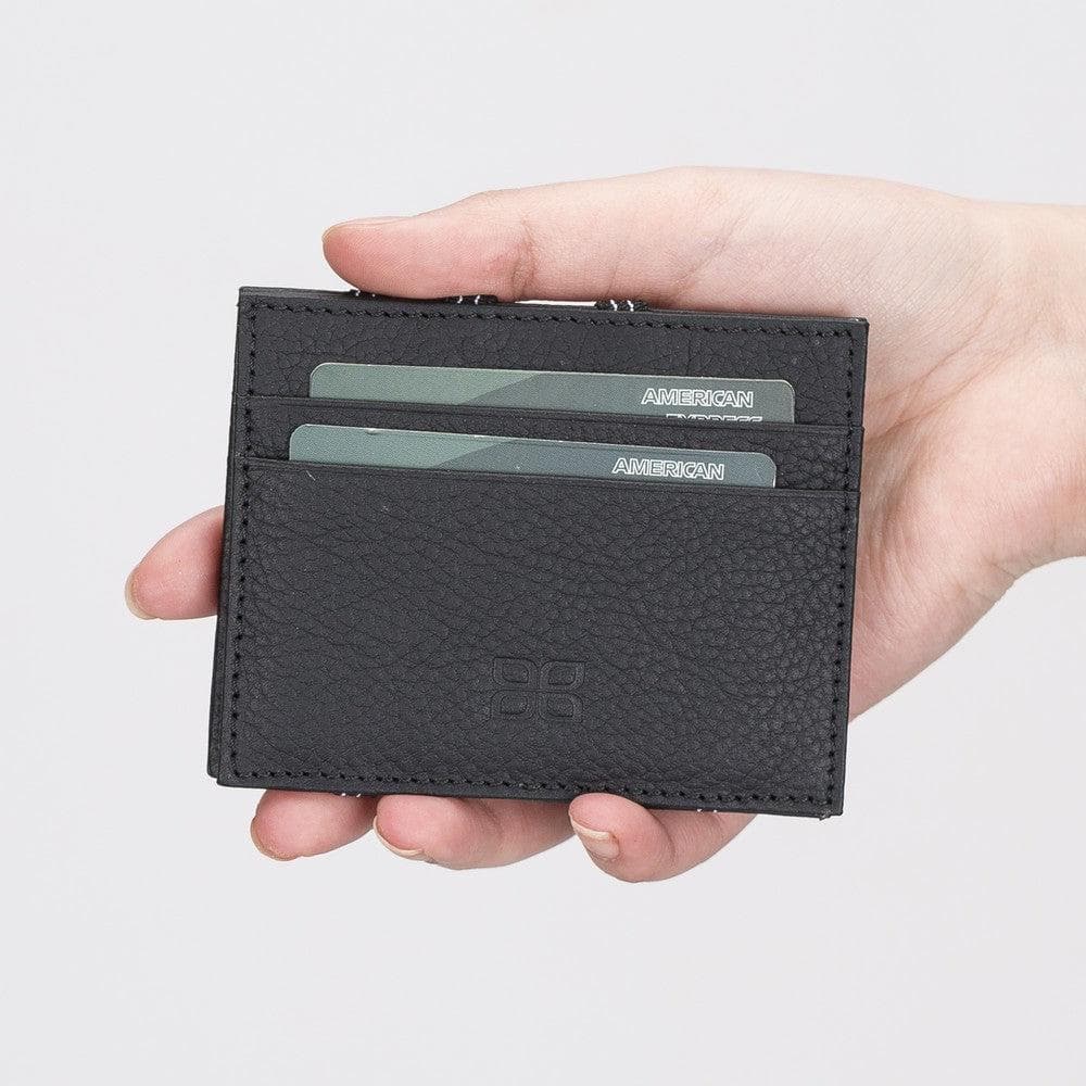 Bayelon Yule Premium Genuine Leather Wallet Pebble Black