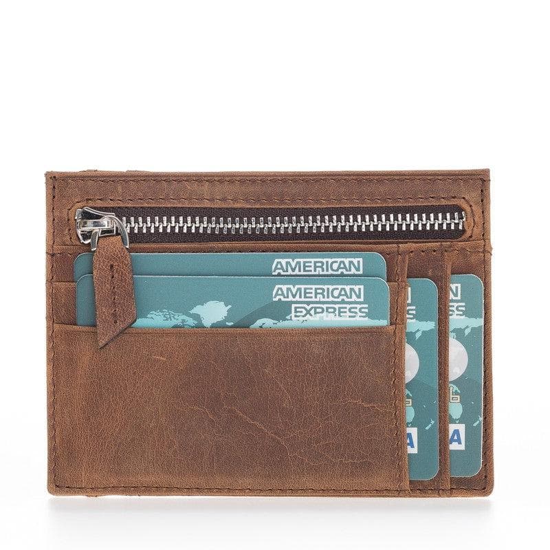 UnBranded Zip Leather Card Holder