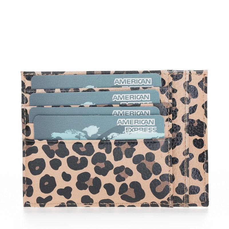 Bayelon Slim Zip Leather Card Holder with Coin Pocket