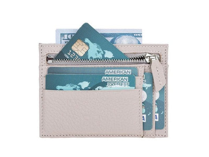 UnBranded Zip Leather Card Holder