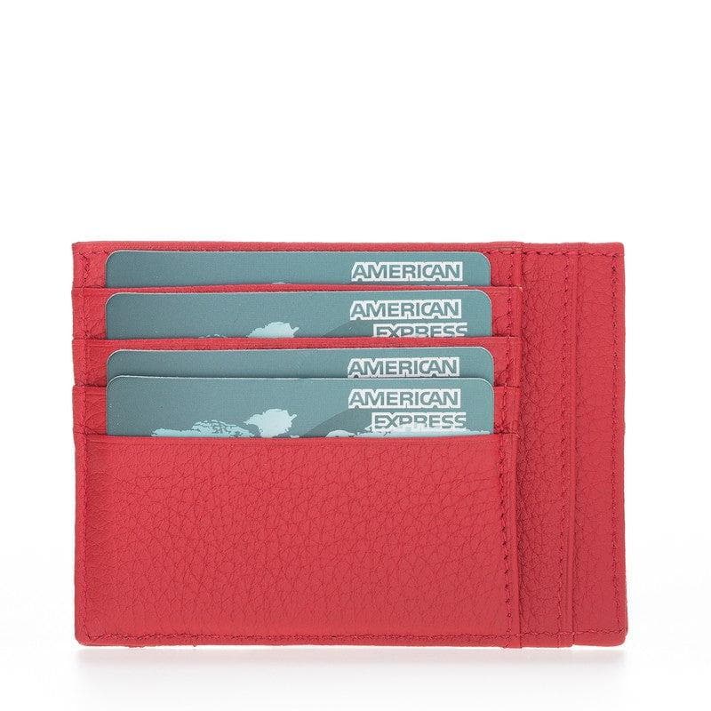 Bayelon Slim Zip Leather Card Holder with Coin Pocket