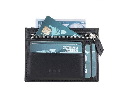 UnBranded Zip Leather Card Holder