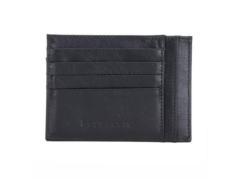Bayelon Slim Zip Leather Card Holder with Coin Pocket