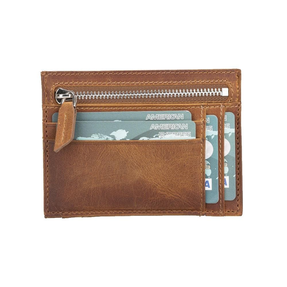 UnBranded Zip Leather Card Holder