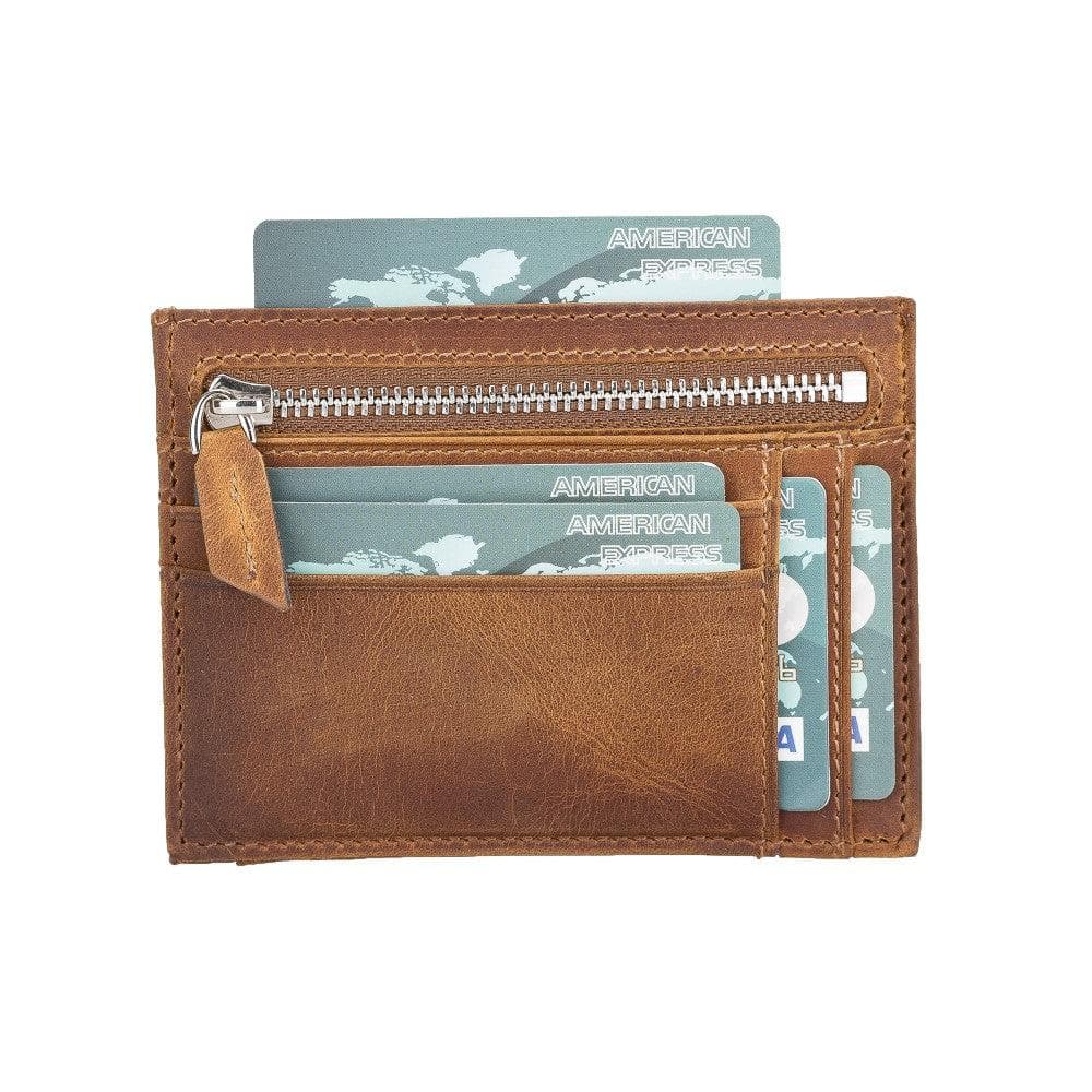 UnBranded Zip Leather Card Holder