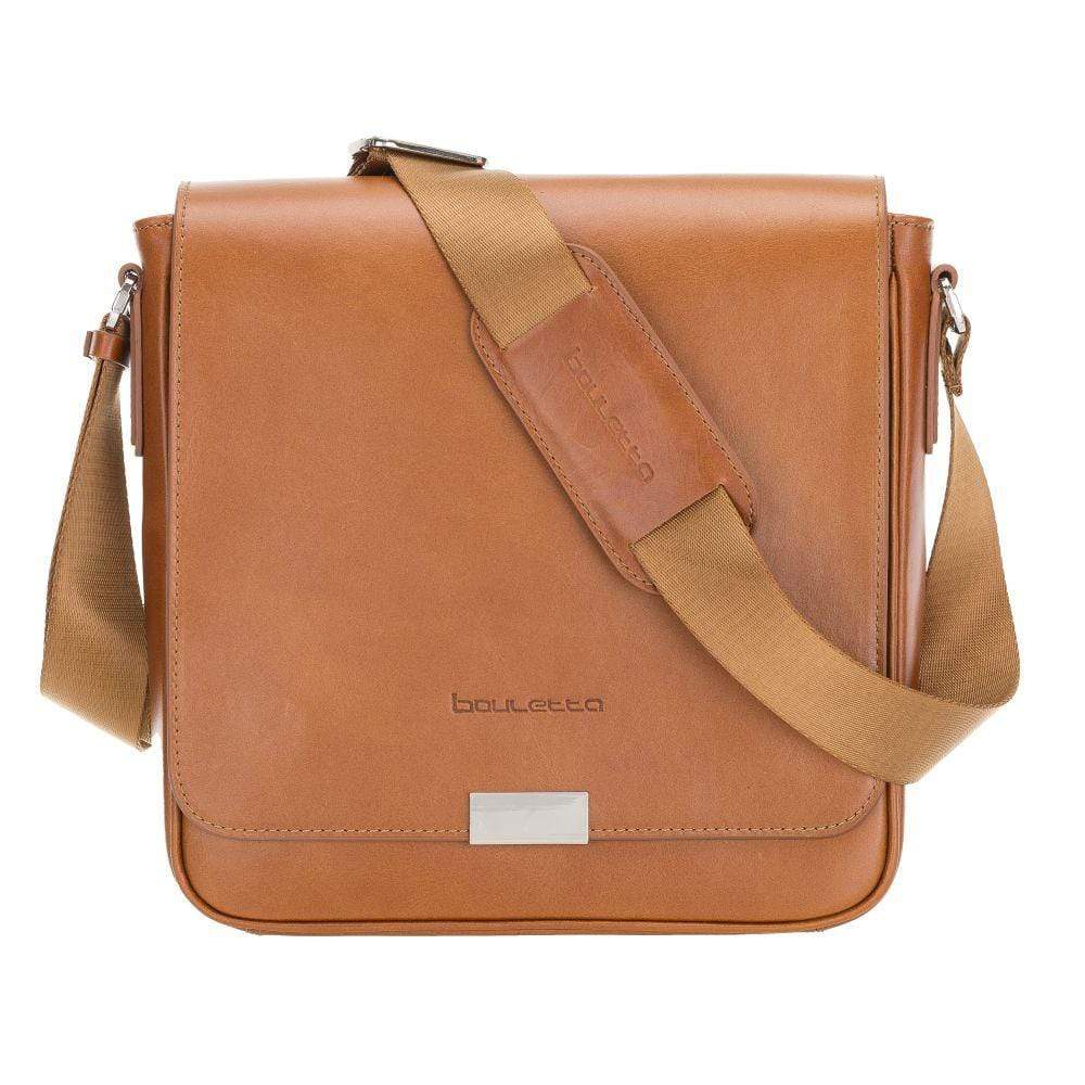 Bouletta Calisto Leather Messenger Bag Sandy Tan
