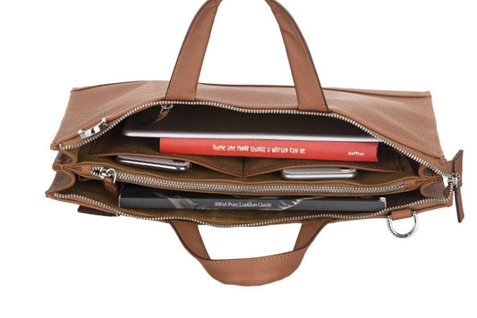 Bouletta Canzo Leather Briefcase