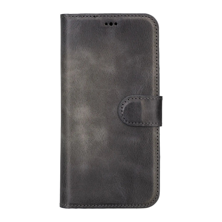 MagSafe Compatible iPhone 15 Pro Max Detachable Leather Wallet Case  | Bayelon