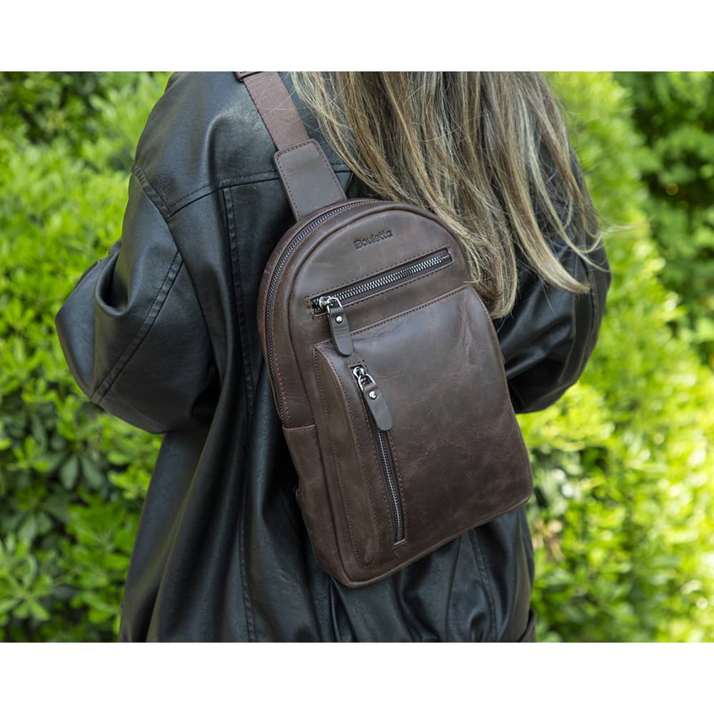 Bayelon Celion Genuine Leather Crossbody Bag