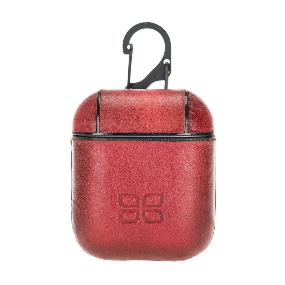 Bouletta Jupp Hooked AirPods 1 and AirPods 2 Leather Case Red