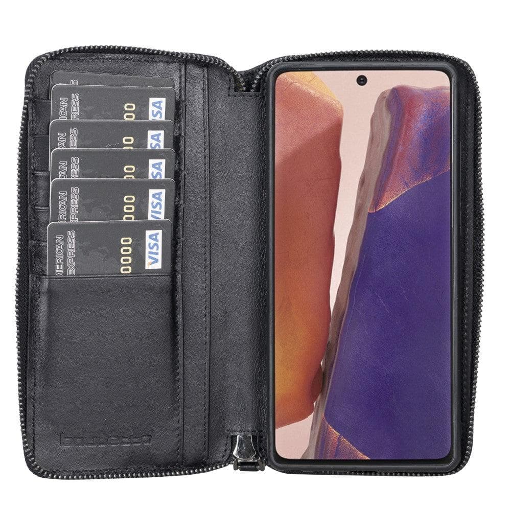 Bouletta Pouch Magic Wallet Samsung Series Detachable and Zipper Leather Wallet Case - PMW