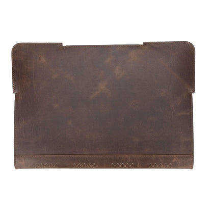 Bouletta Chester Leather MacBook Pro 13" to 16" Sleeve Saddle Brown