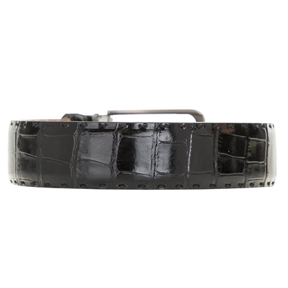 Bayelon Croco Print Leather Men's Belt #color_