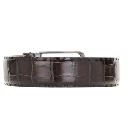 Bayelon Croco Print Leather Men's Belt #color_