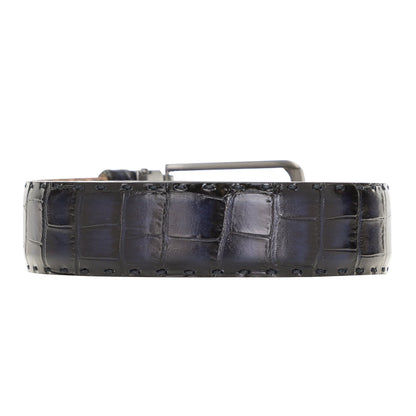 Bayelon Croco Print Leather Men's Belt #color_