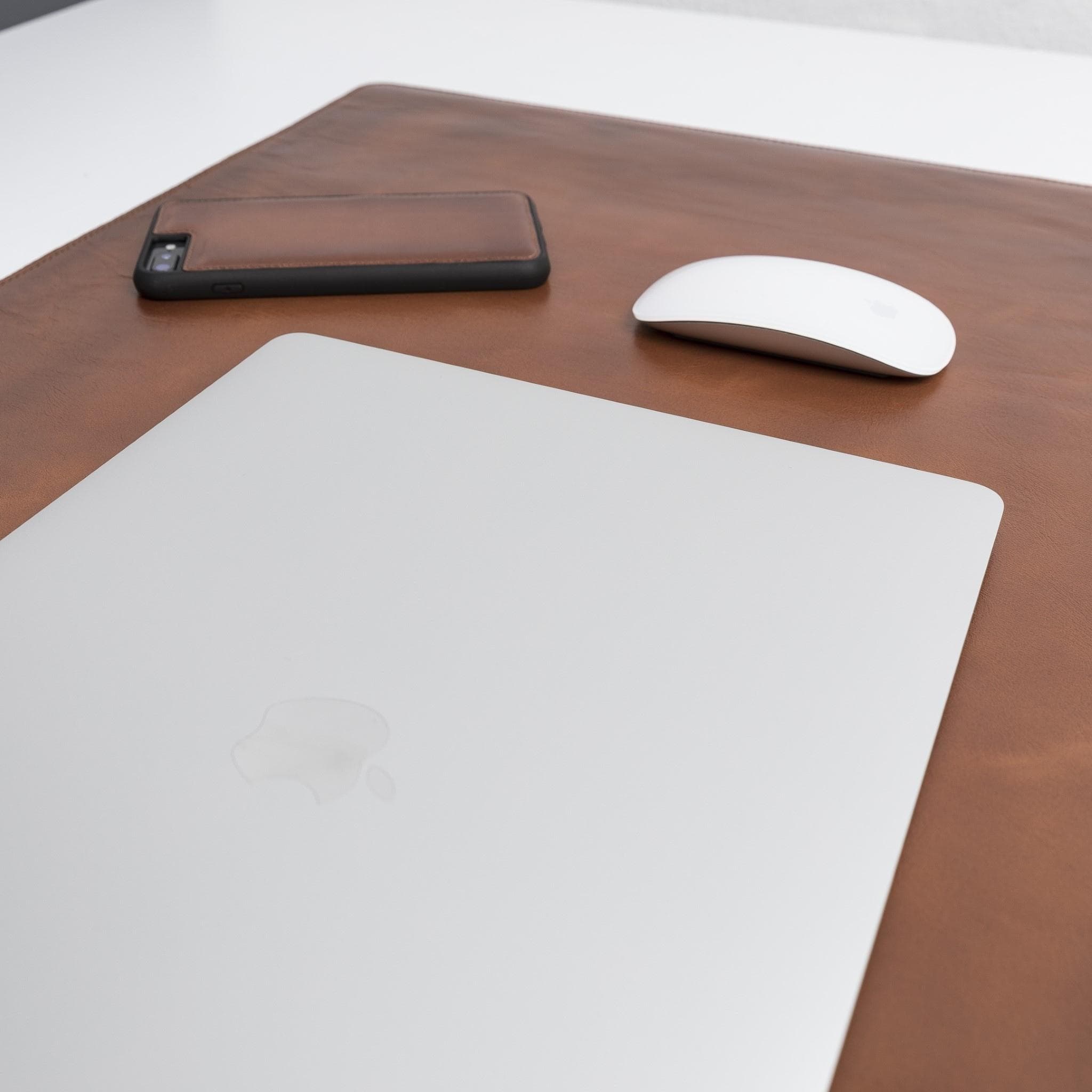 Bayelon Premium Genuine Leather Desk Mat