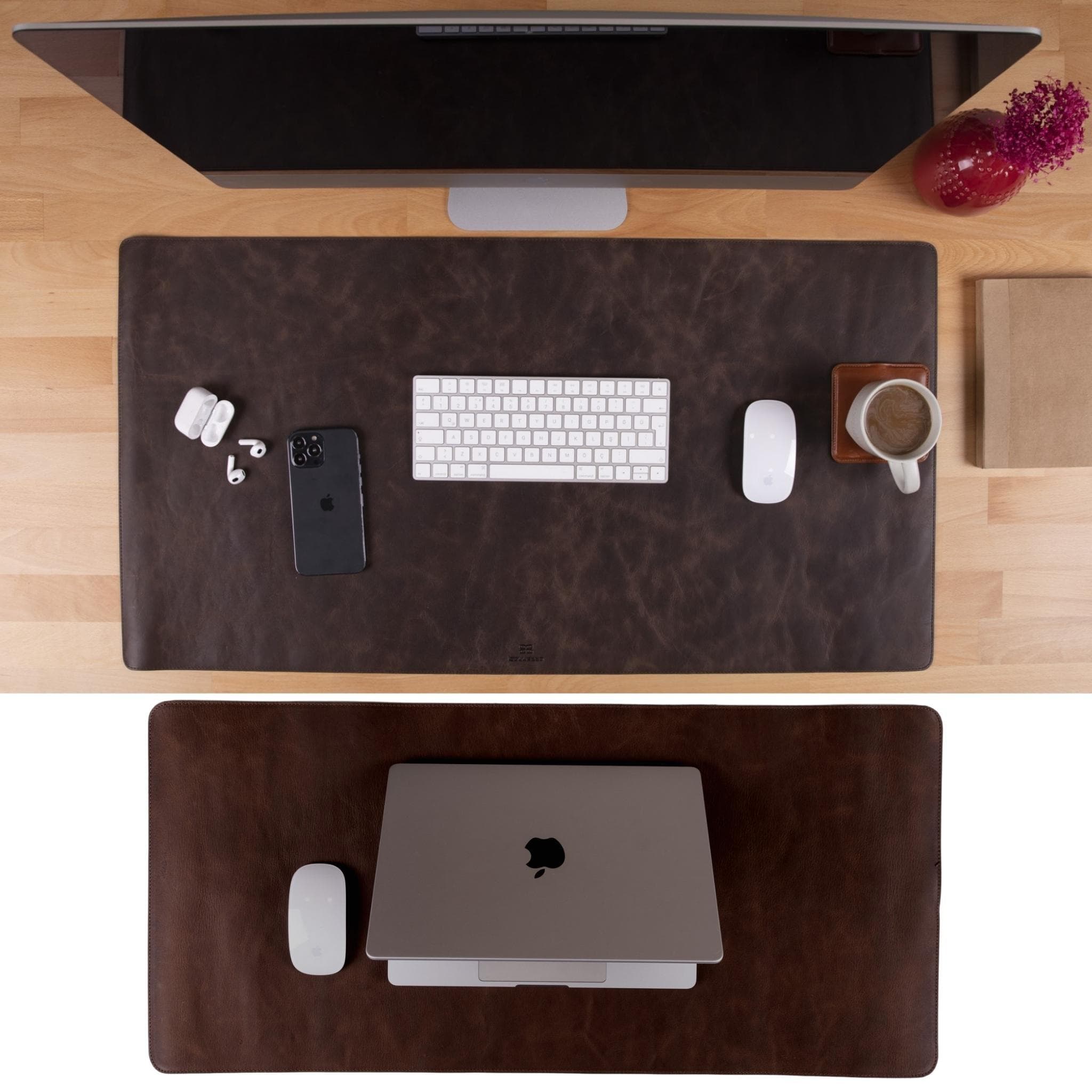 Bayelon Premium Genuine Leather Desk Mat