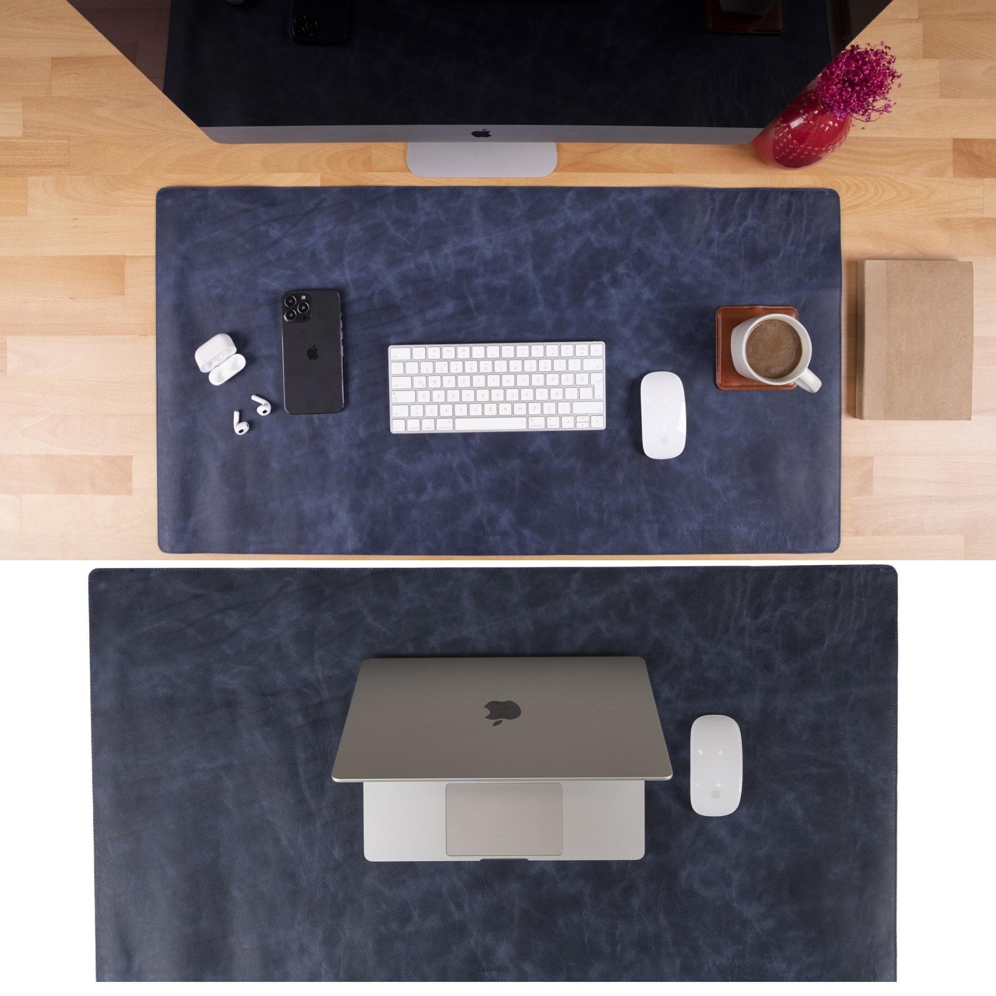 Bayelon Premium Genuine Leather Desk Mat