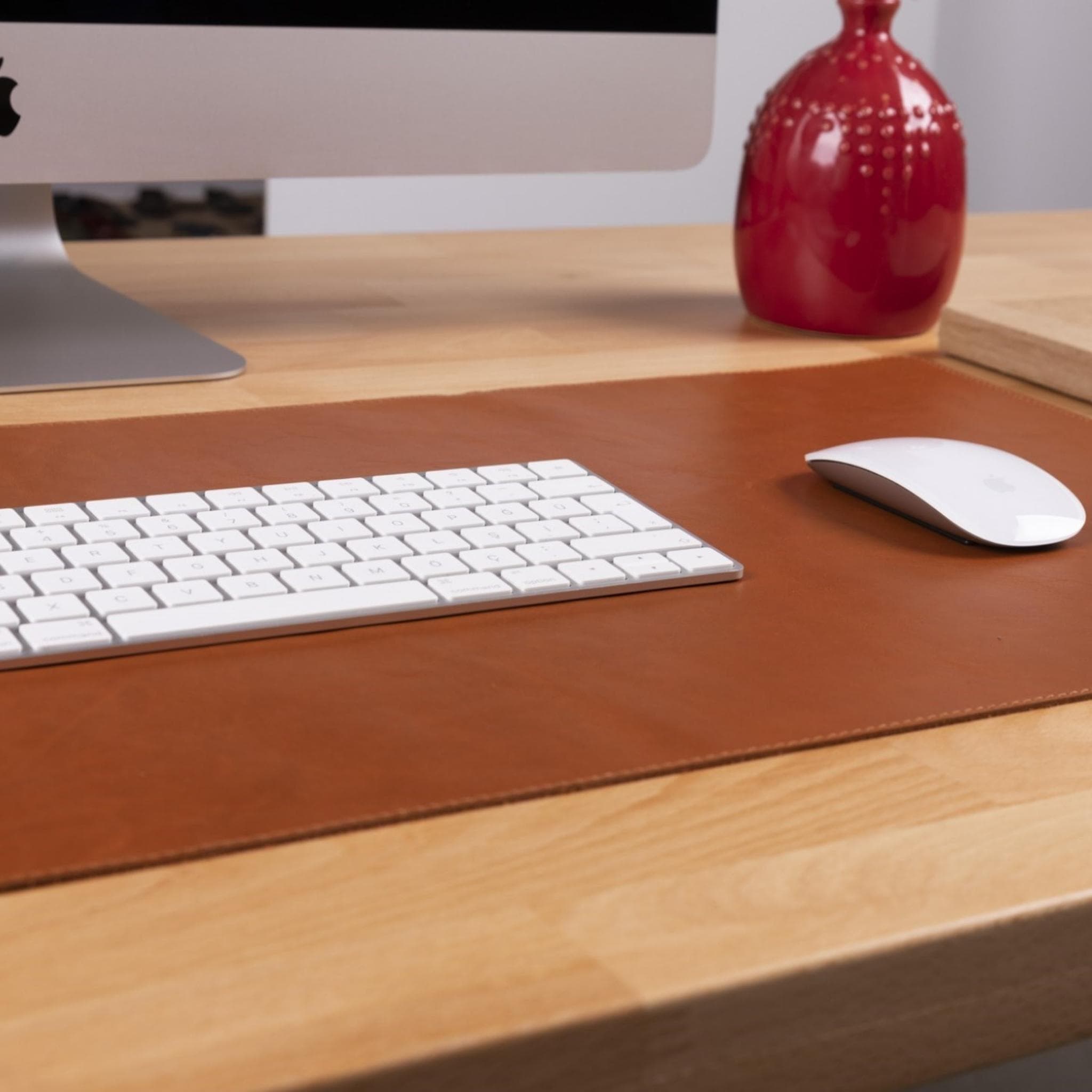 Bayelon Premium Genuine Leather Desk Mat
