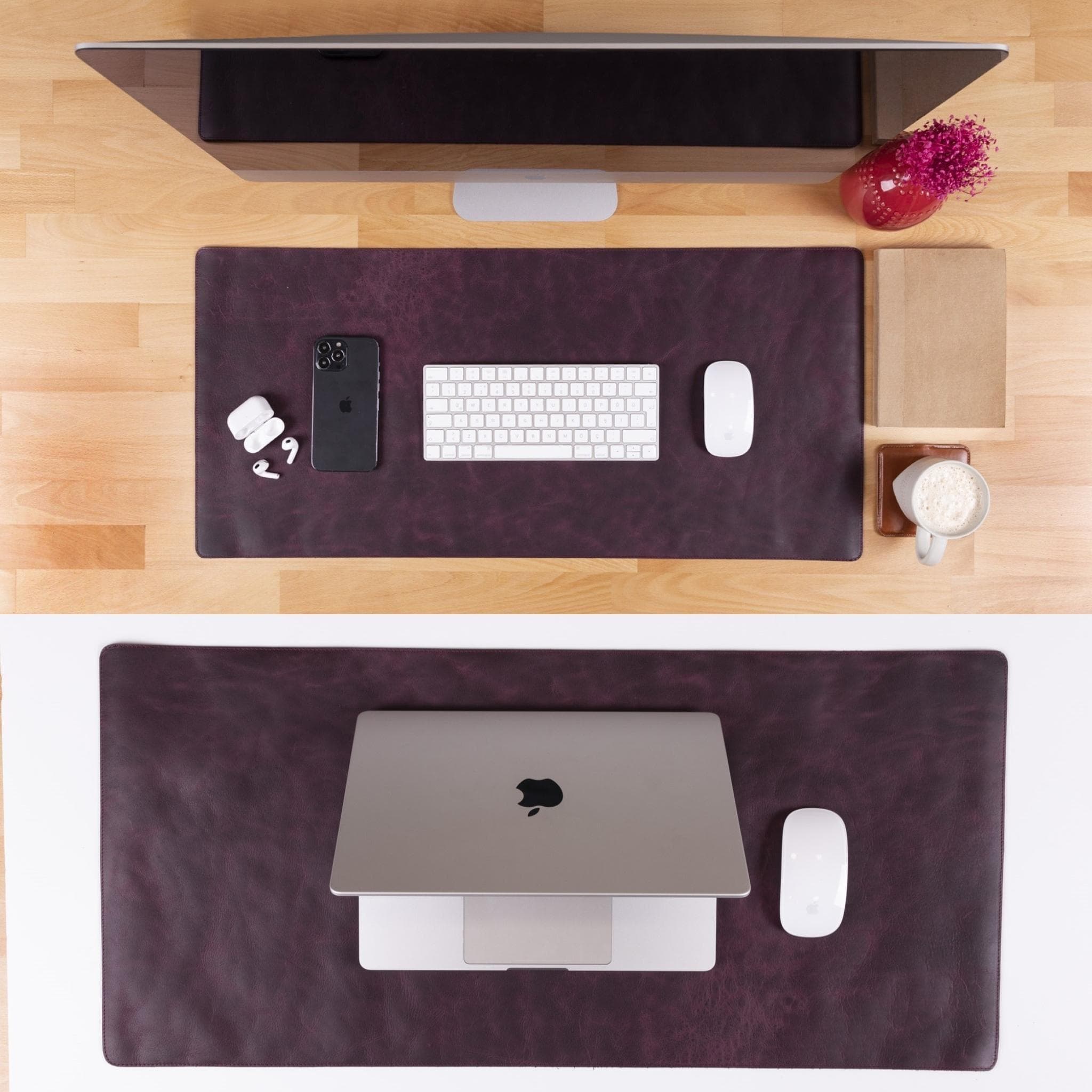 Bayelon Premium Genuine Leather Desk Mat