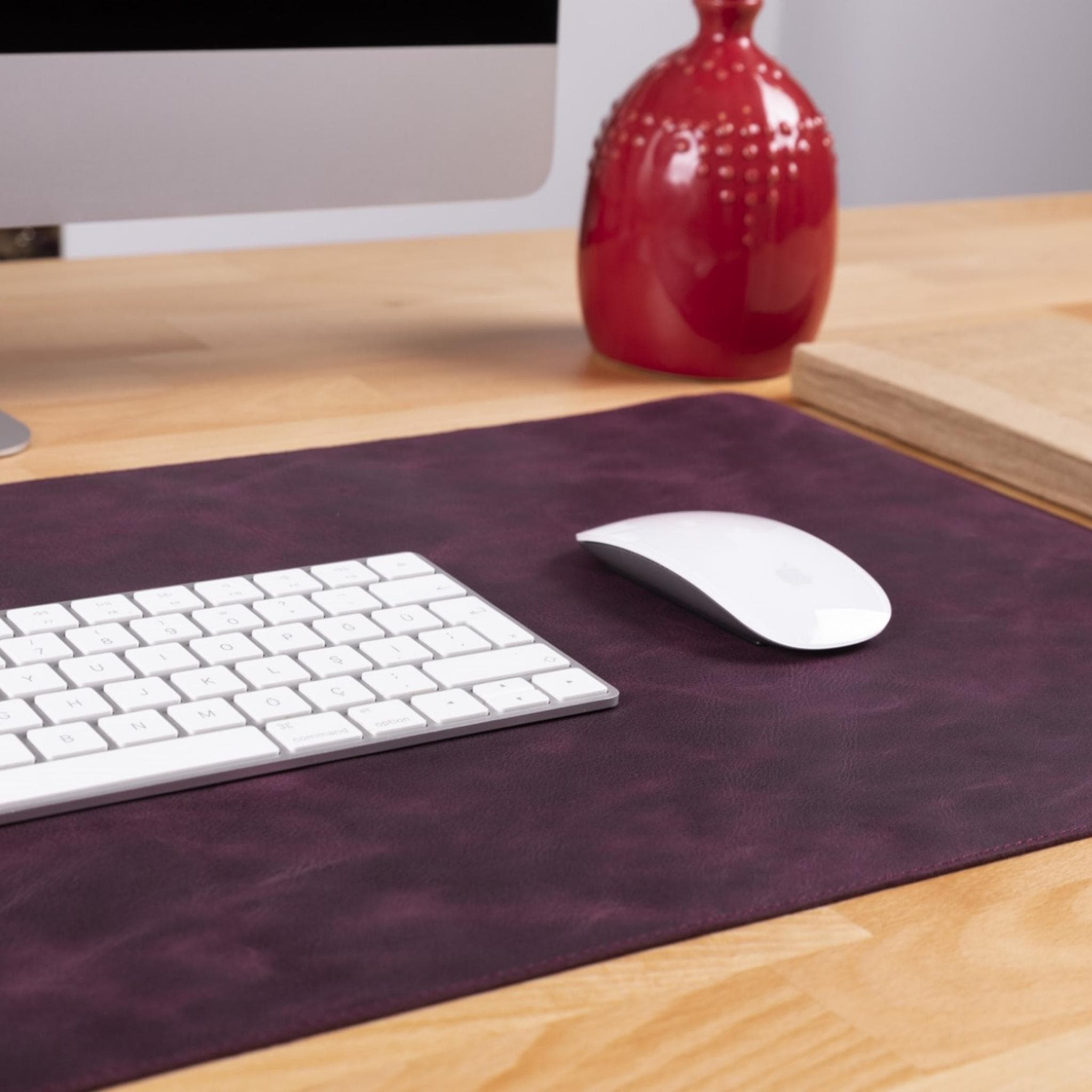 Bayelon Premium Genuine Leather Desk Mat