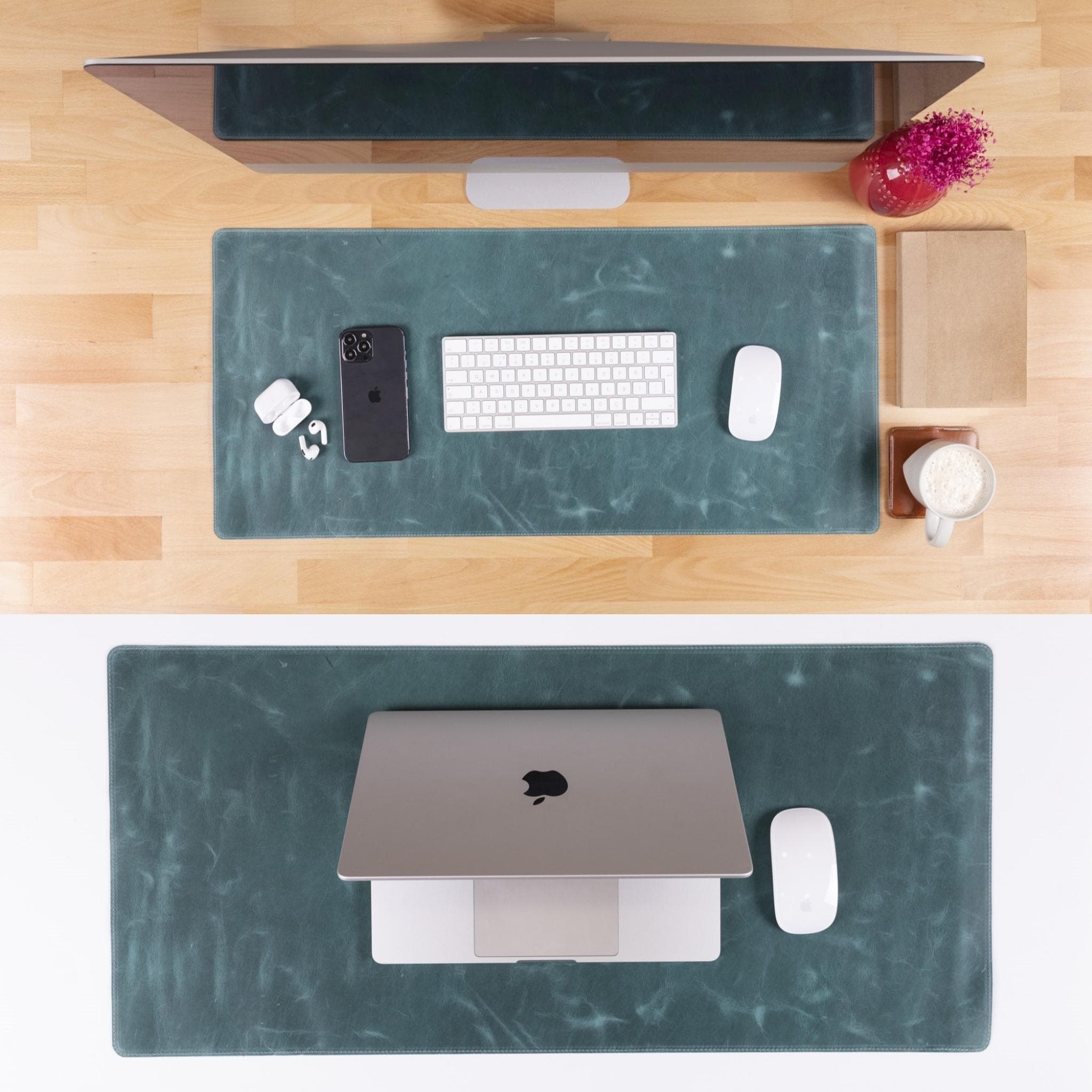 Bayelon Premium Genuine Leather Desk Mat