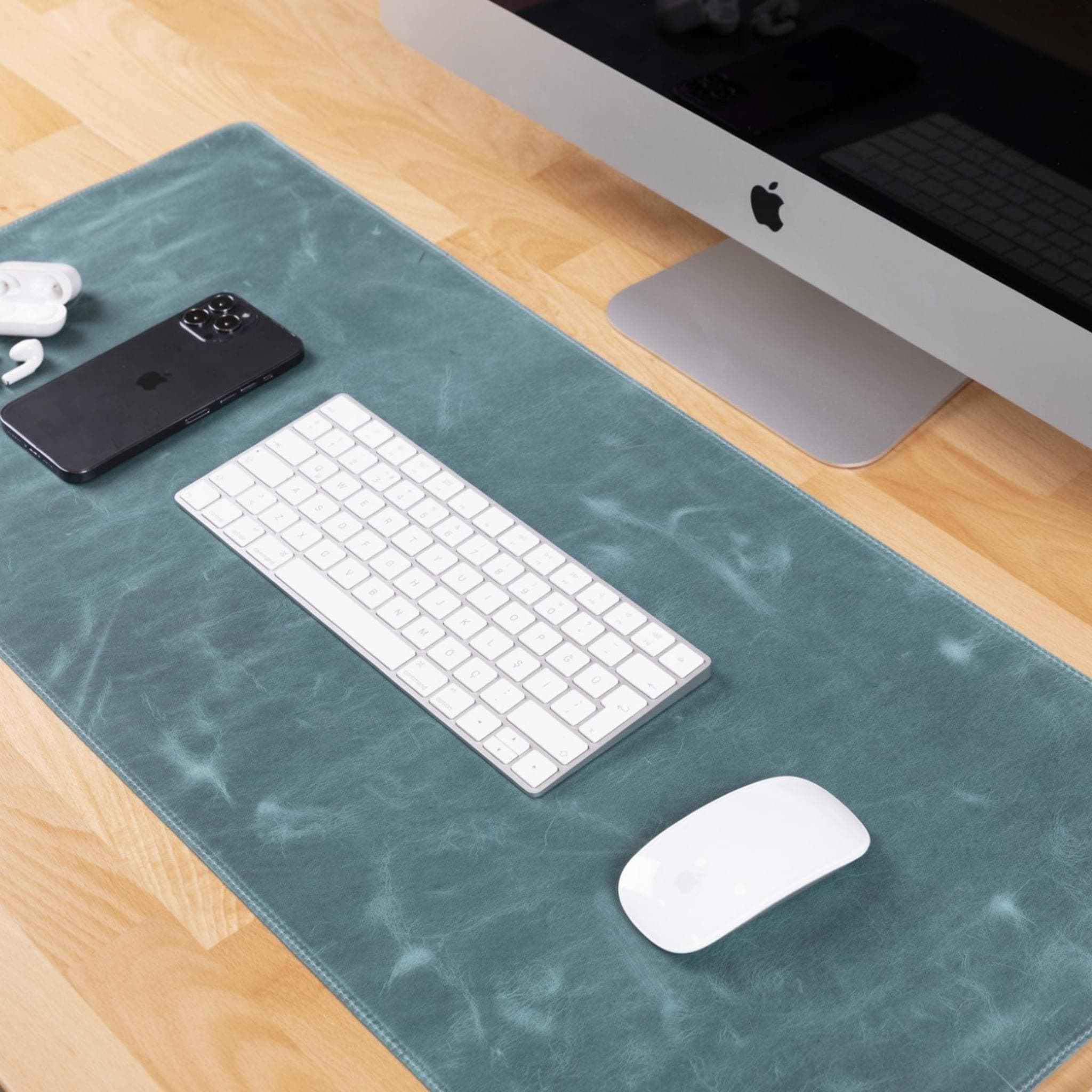 Bayelon Premium Genuine Leather Desk Mat