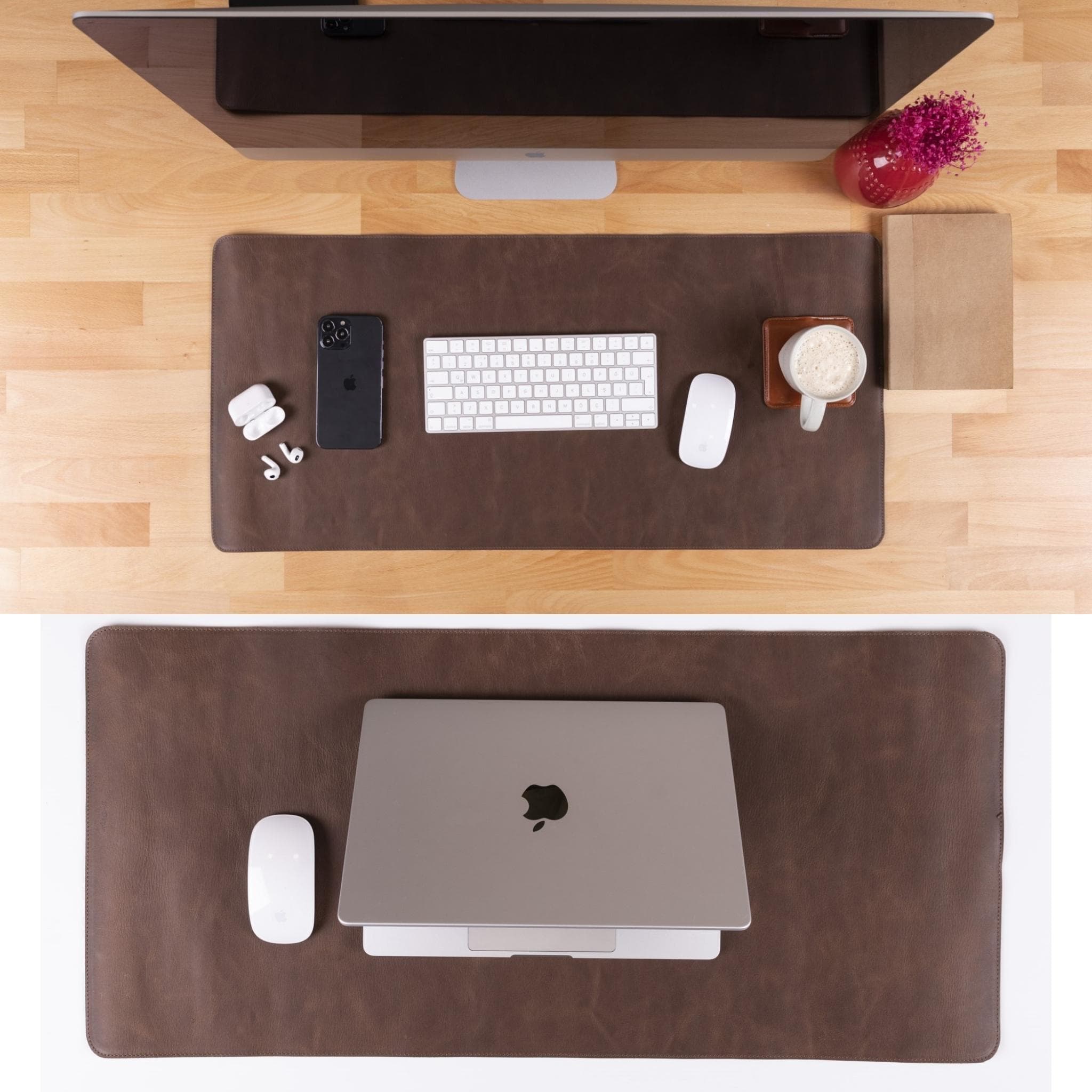Bayelon Premium Genuine Leather Desk Mat