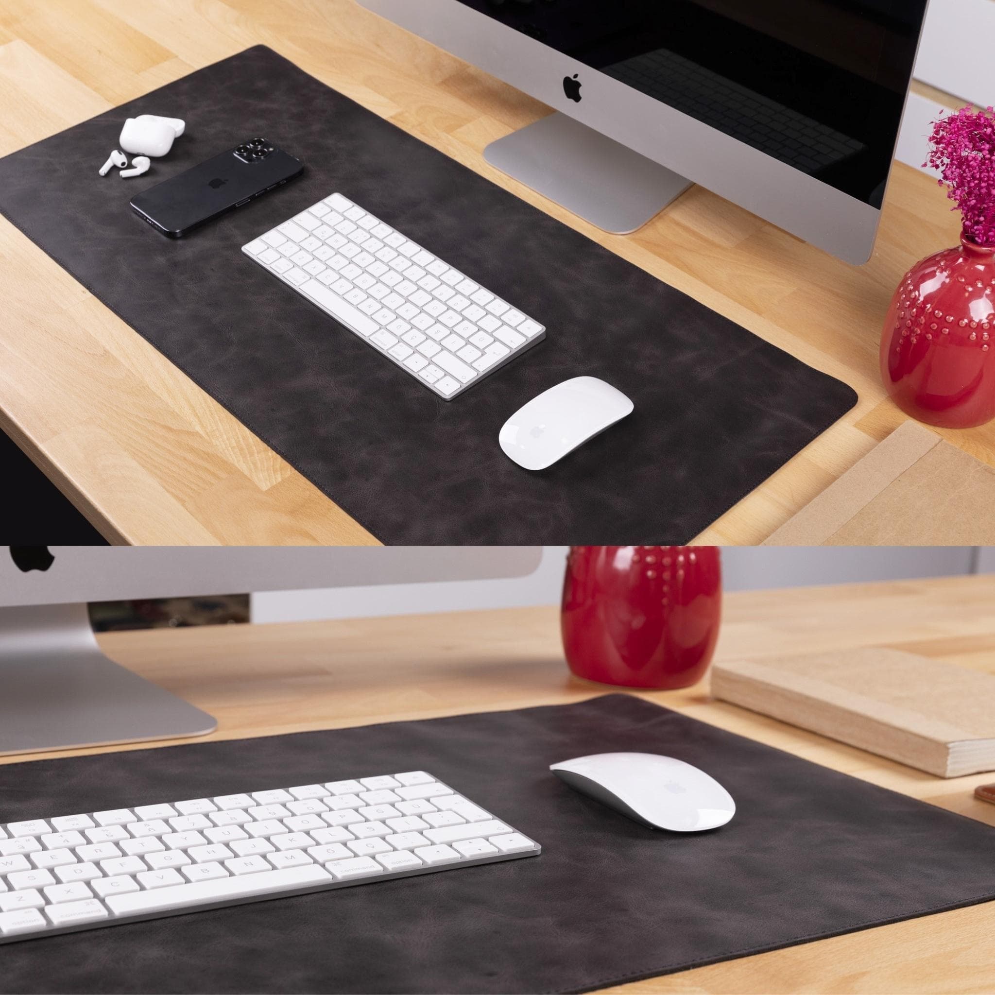 Bayelon Premium Genuine Leather Desk Mat